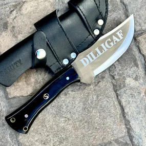 10” Rough Rider Series - Dilligaf - Buffalo Horn - D2 Steel - Horizontal & Vertical Carry - CUS31