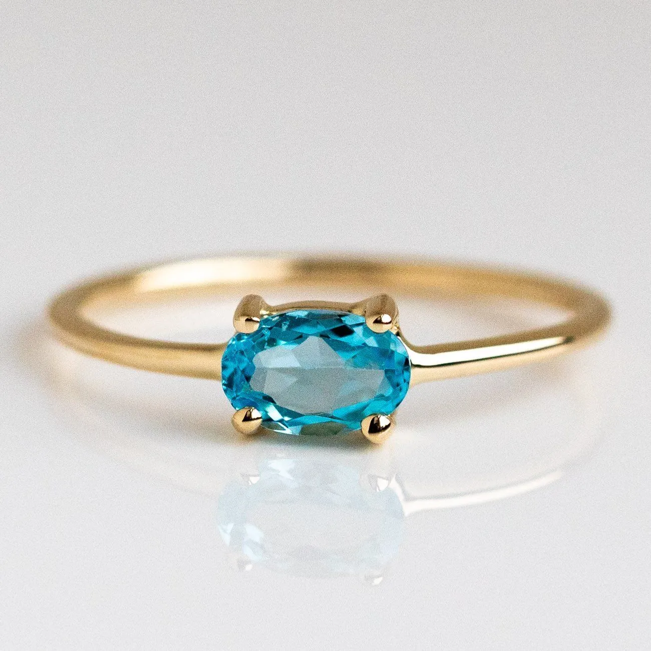 14K Gold Sweetest Birthstone Ring