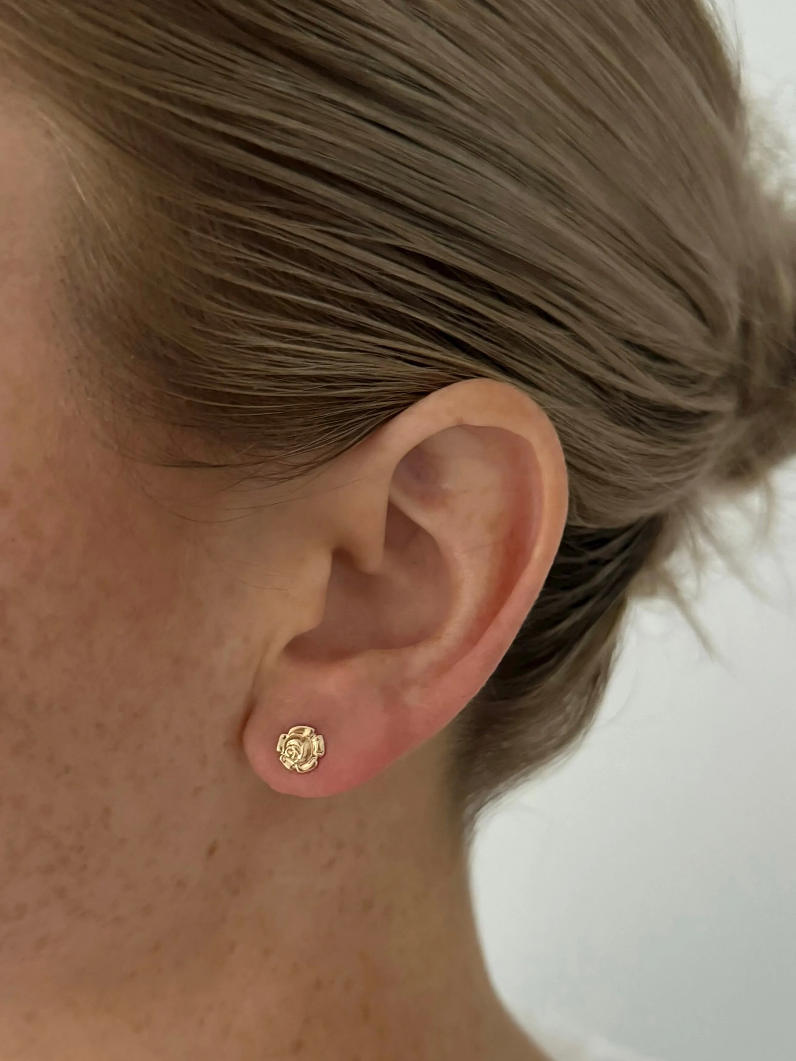 14K ROSE STUDS