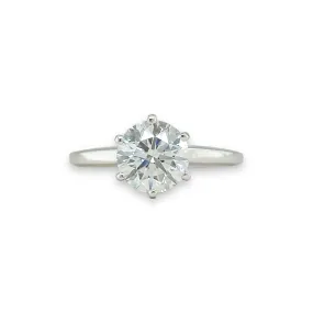 14K W Gold 1.70ct E/VS1 Diamond Ring GIA6291399463