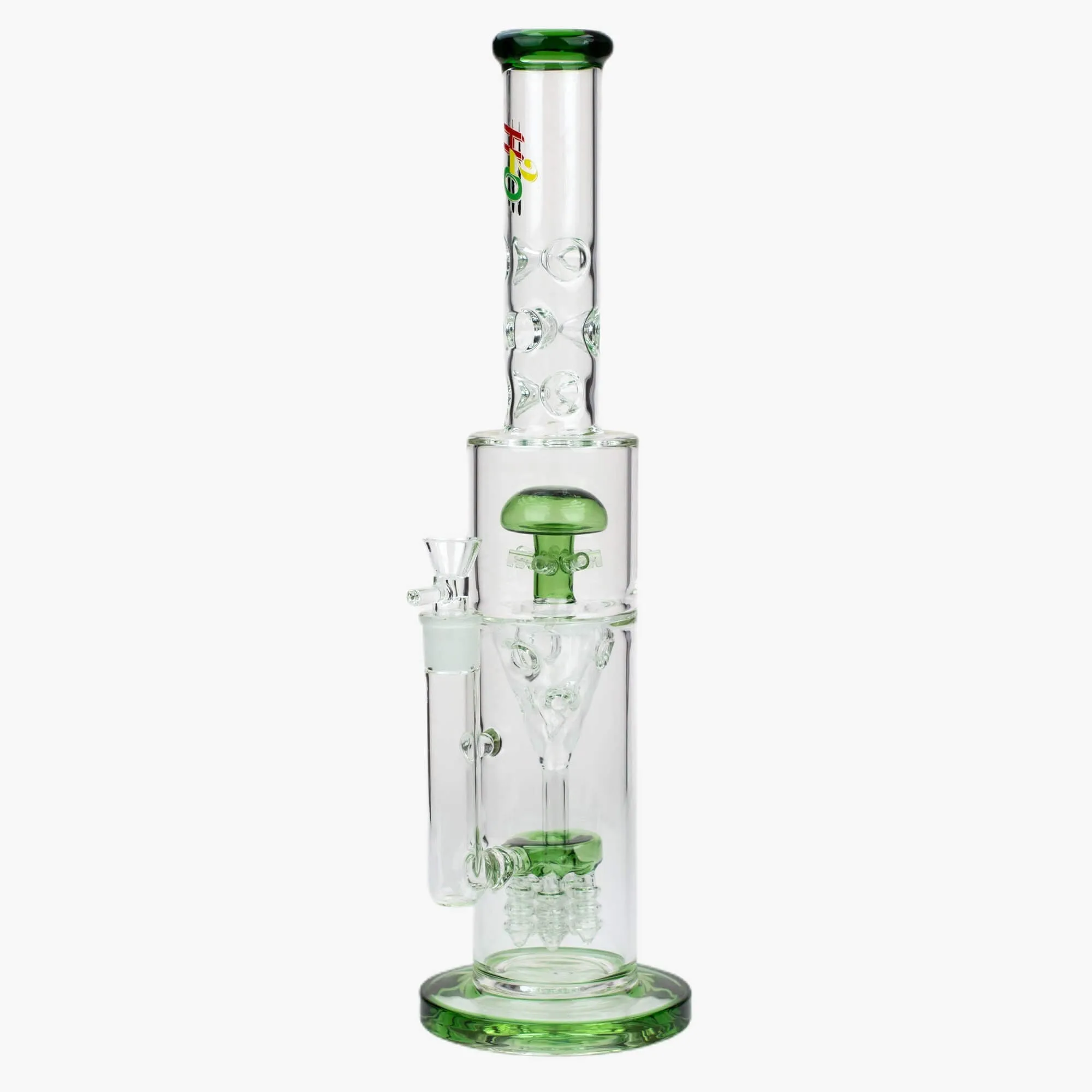 17" H2O Funnel Glass Percolator Bong