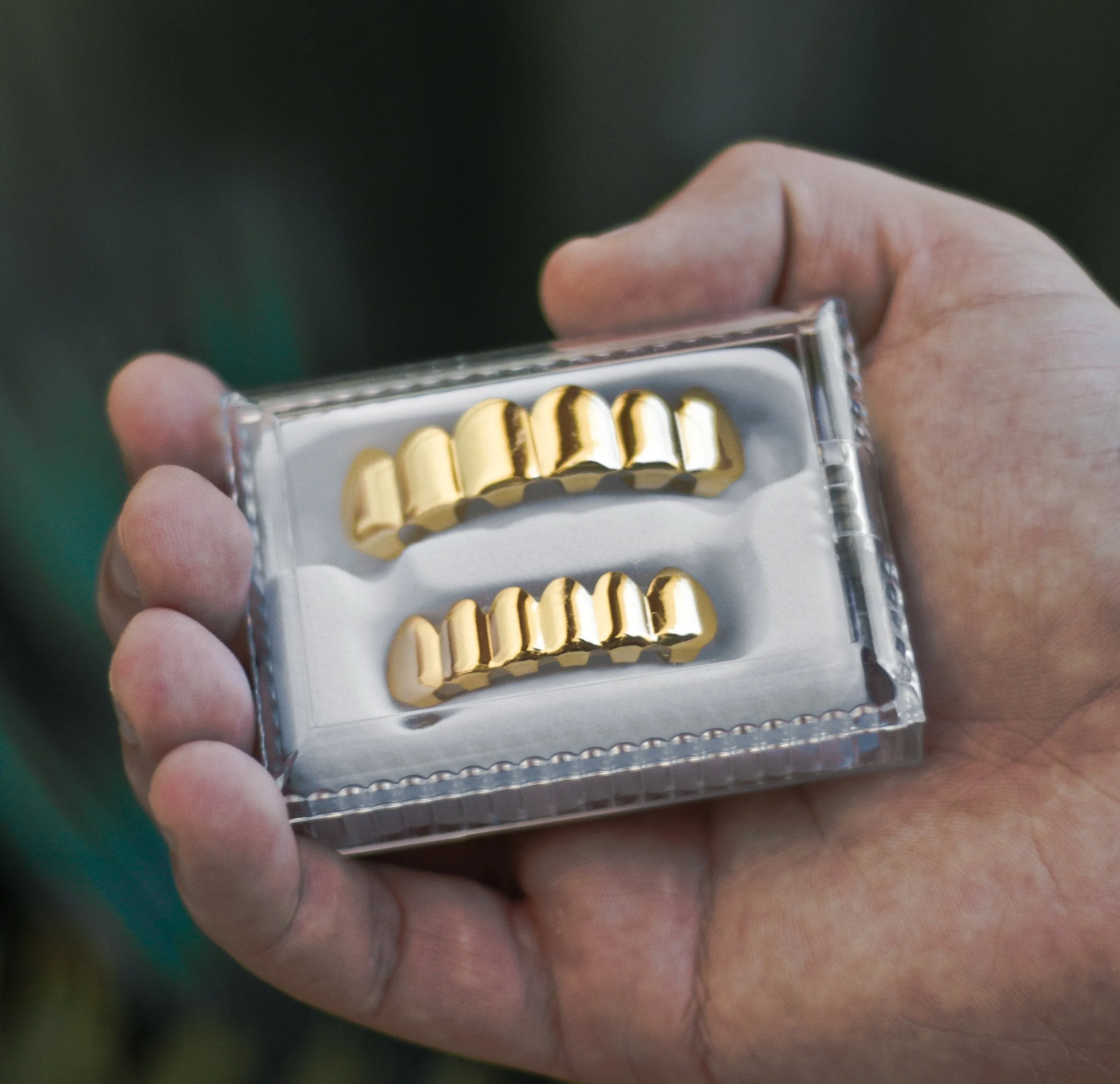 18K Gold Plated Grillz Set