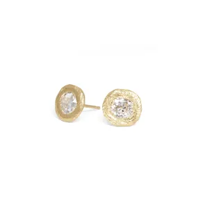 18K Smith Martini Diamond Stud Earrings