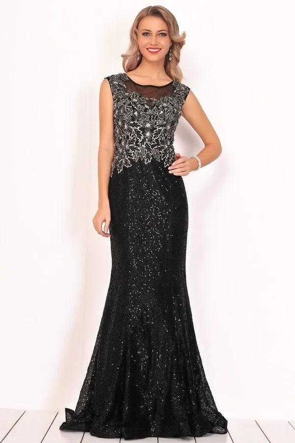 2024 Scoop Prom Dresses Mermaid Sequins With PE6NSN4Q