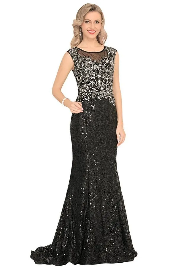 2024 Scoop Prom Dresses Mermaid Sequins With PE6NSN4Q