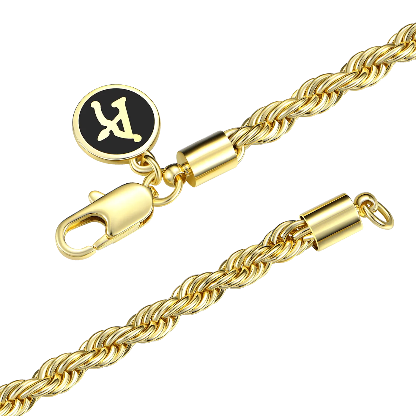 4.5mm Yellow Gold Rope Chain