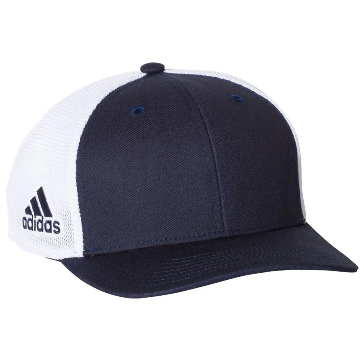 adidas Golf Navy/White Mesh Colorblock Cap