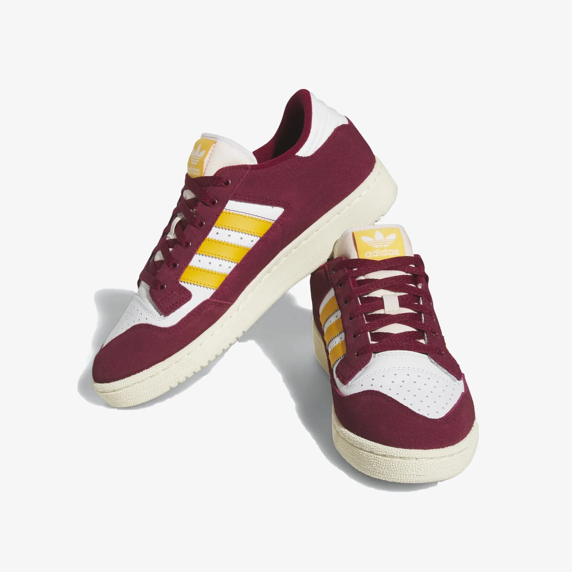 Adidas Originals | CENTENNIAL 85 LOW  { COLLEGIATE BURGUNDY/GOLD/WHITE