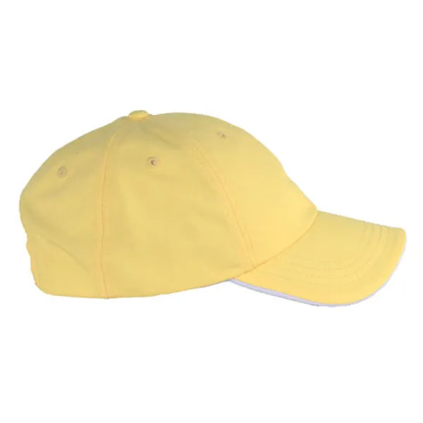 AHEAD Gold Finch/White Textured Poly Solid Cap