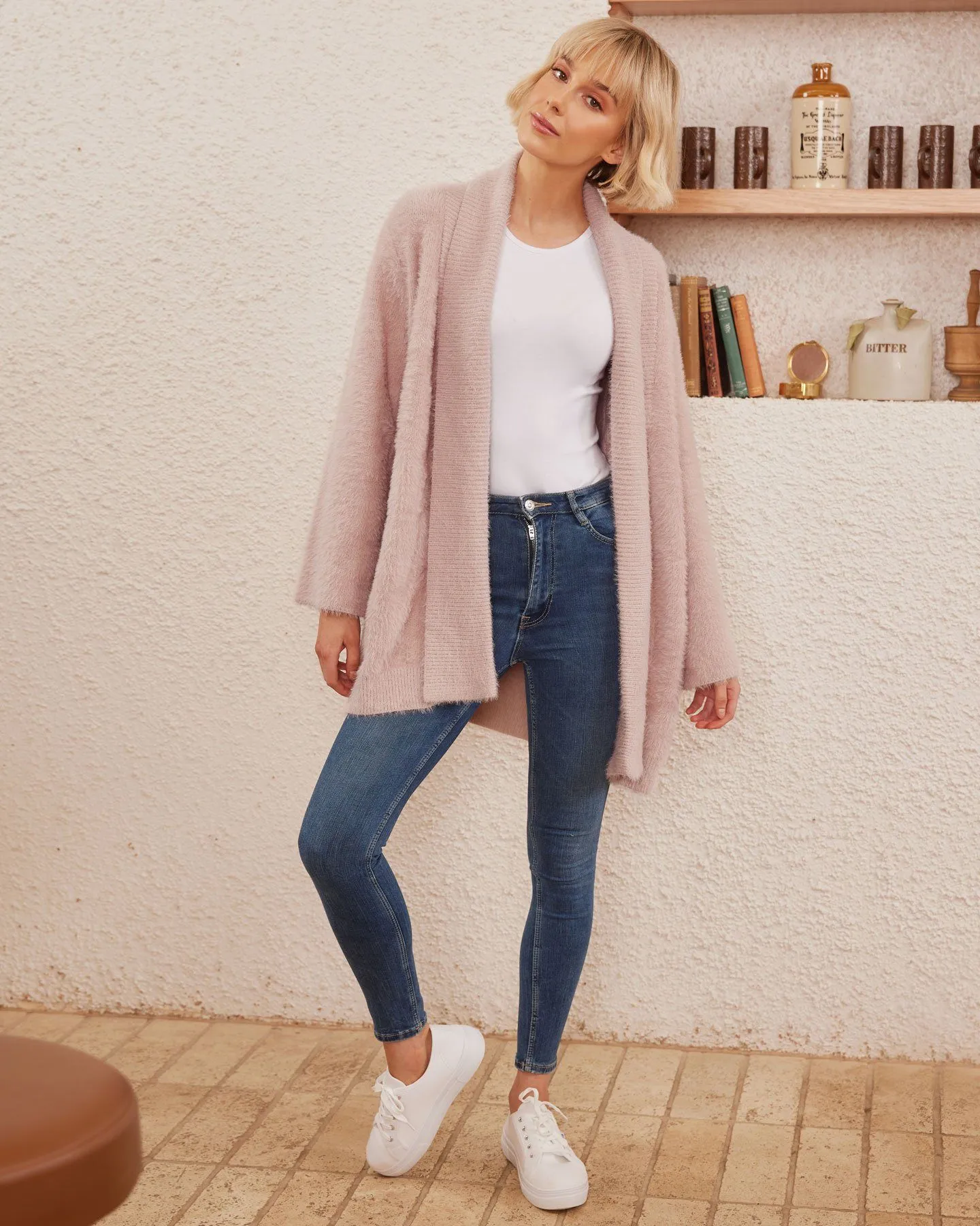 Alaska Cardigan - Light Pink