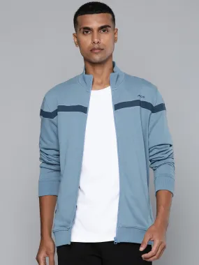 Alcis Men Blue Solid Bomber Jacket