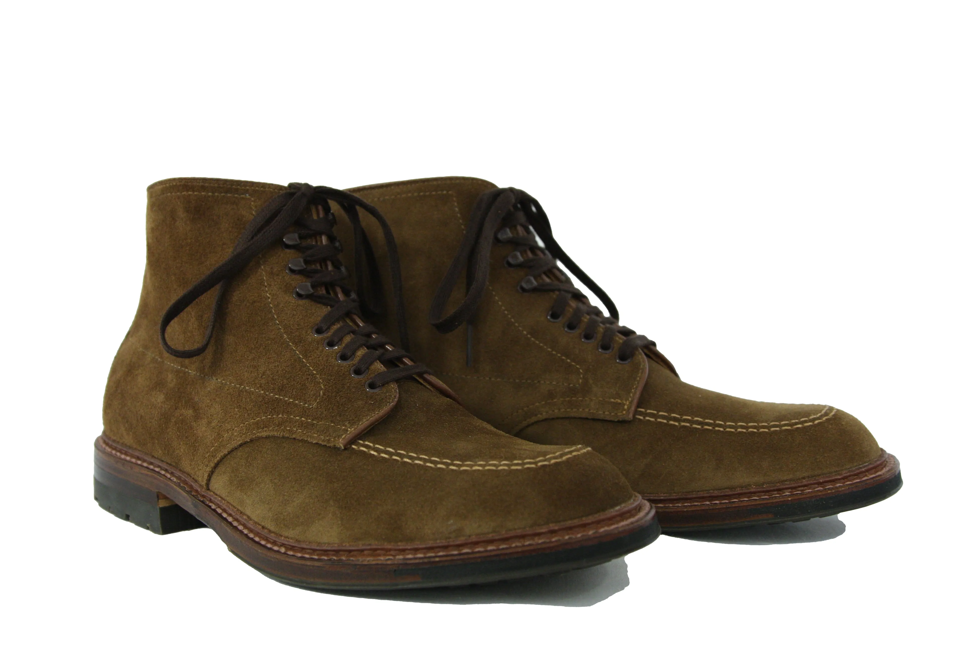 Alden Indy Workboot Snuff Suede with Commando Sole