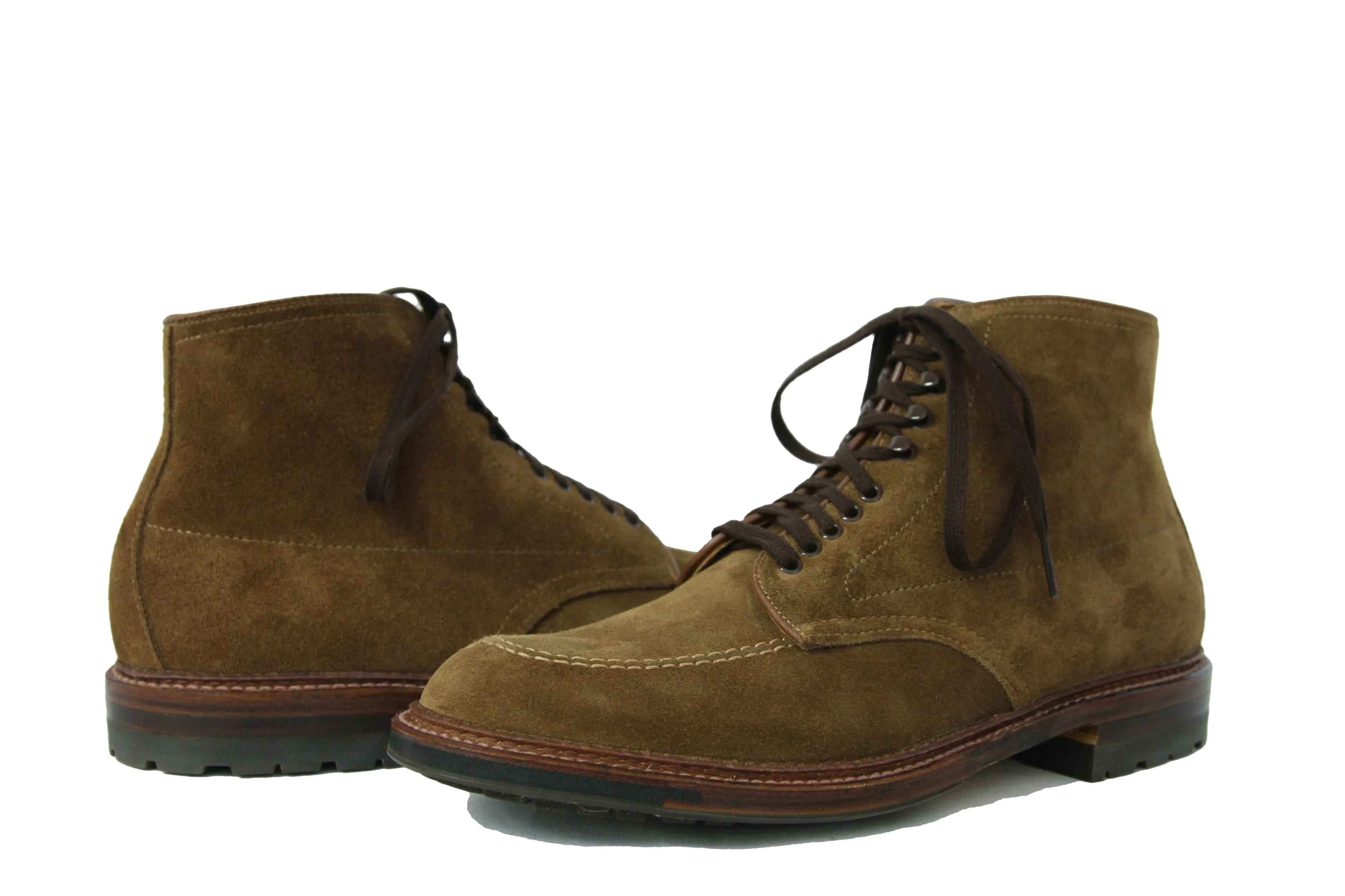 Alden Indy Workboot Snuff Suede with Commando Sole