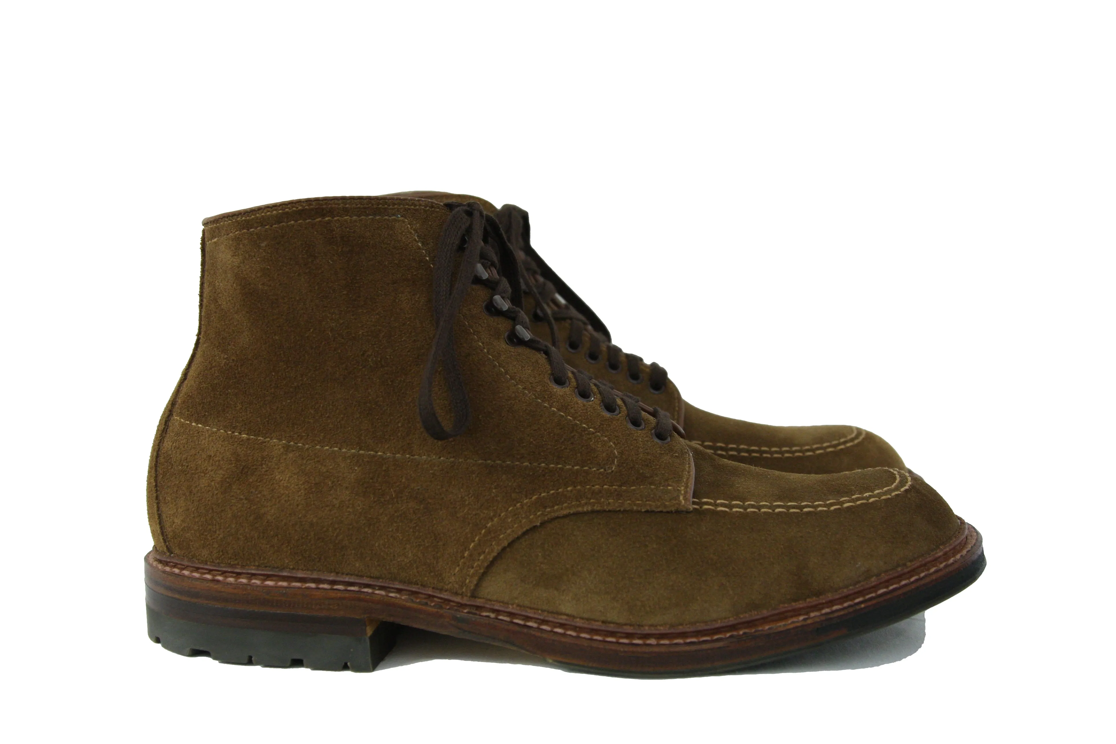 Alden Indy Workboot Snuff Suede with Commando Sole