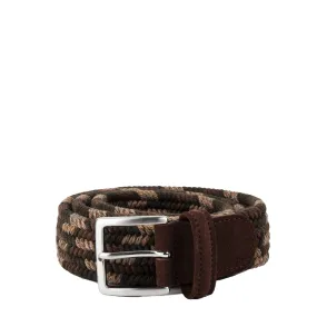 Andersons B0667 Woven Wool Belt Multi Brown