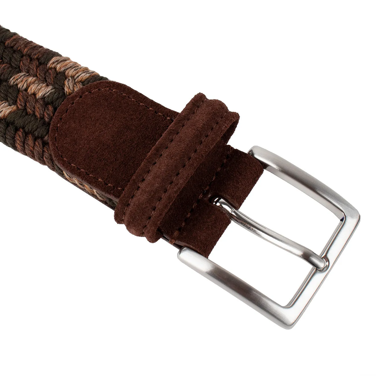 Andersons B0667 Woven Wool Belt Multi Brown