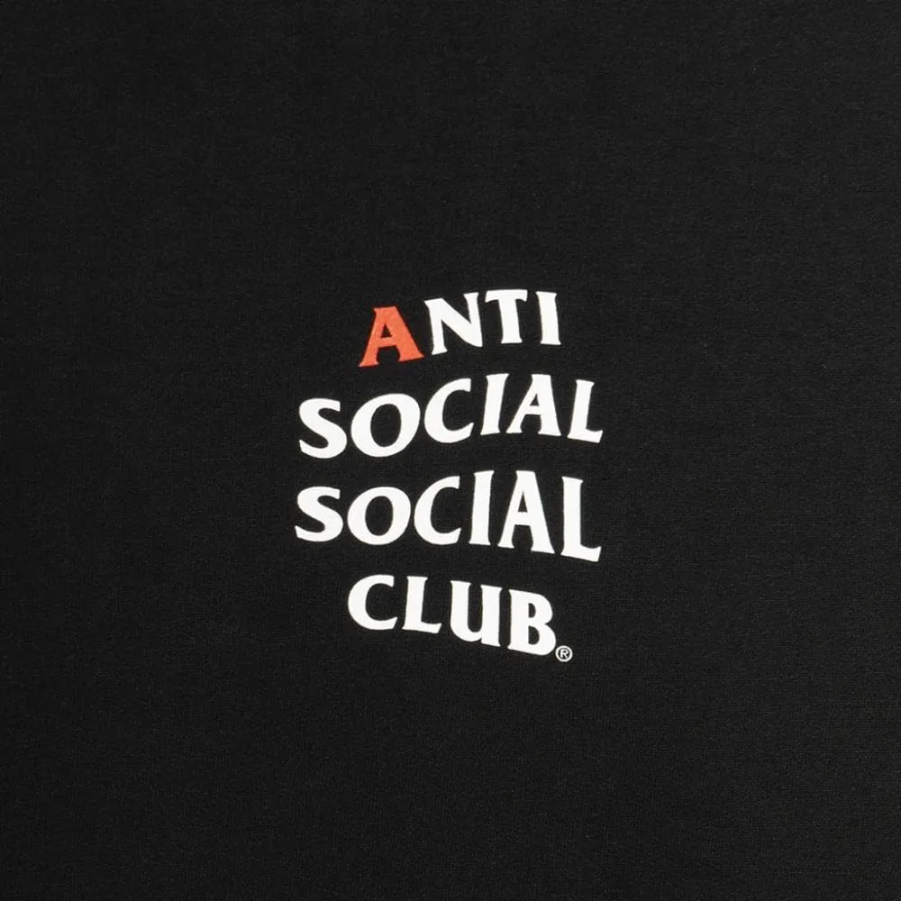 AntiSocialSocialClub ASTRO BLACK HOODIE-BLACK