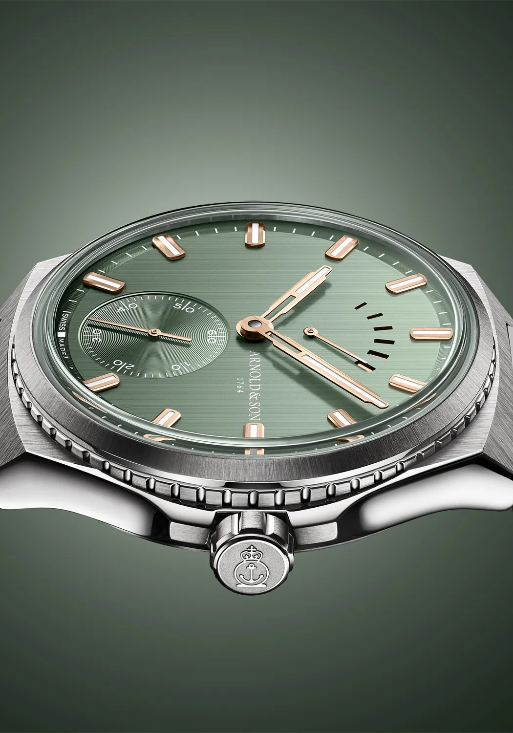 Arnold & Son Longitude Titanium Fern Green