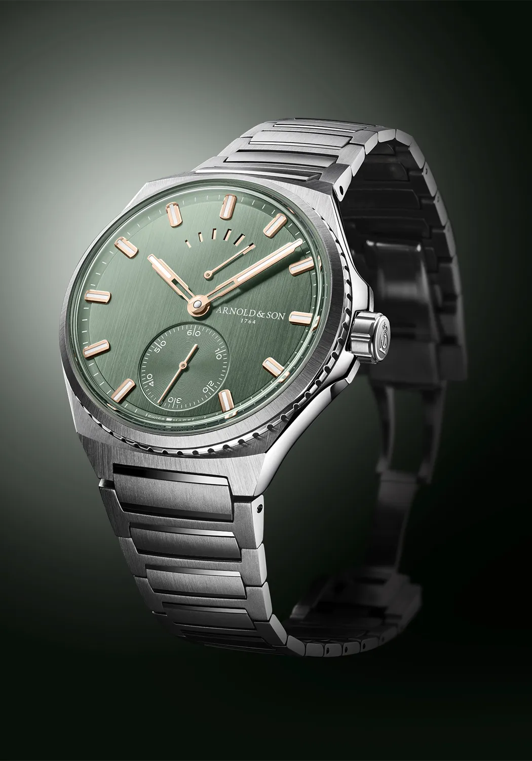 Arnold & Son Longitude Titanium Fern Green