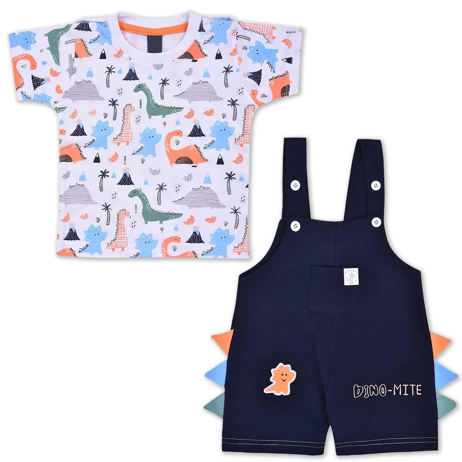 Baby Boys T-shirt and Dungaree