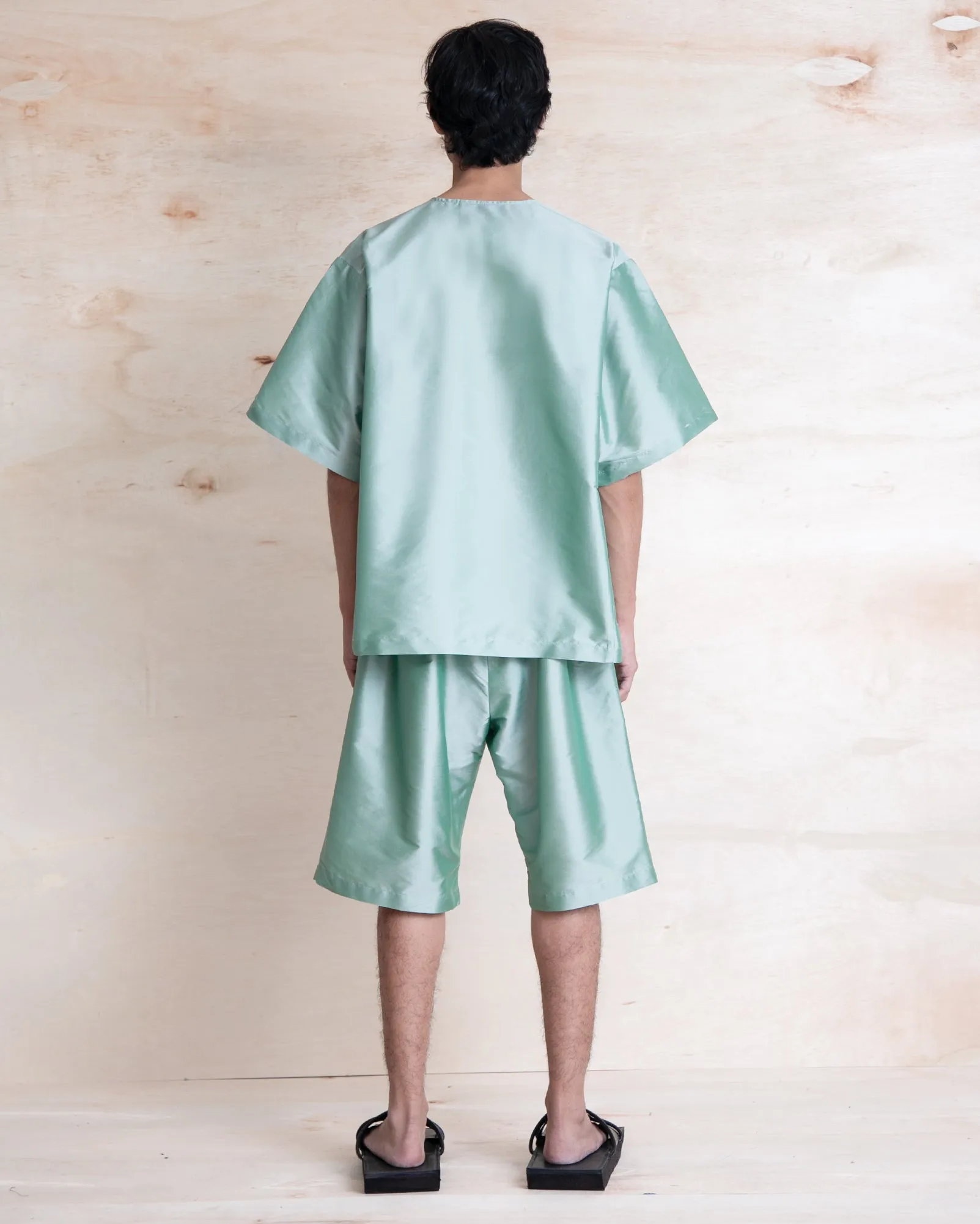 Baju Melayu Pendek (Mint)