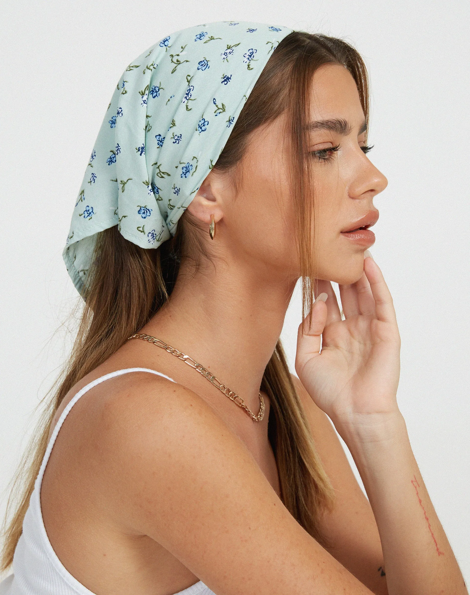 Bandana Pretty Petal Green