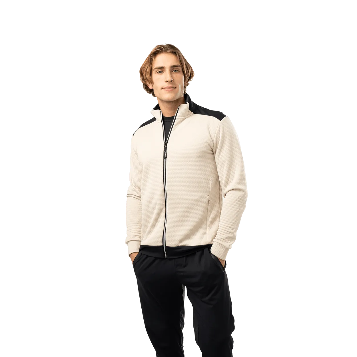 Bauer FLC Textured Full Zip Mens Hoody