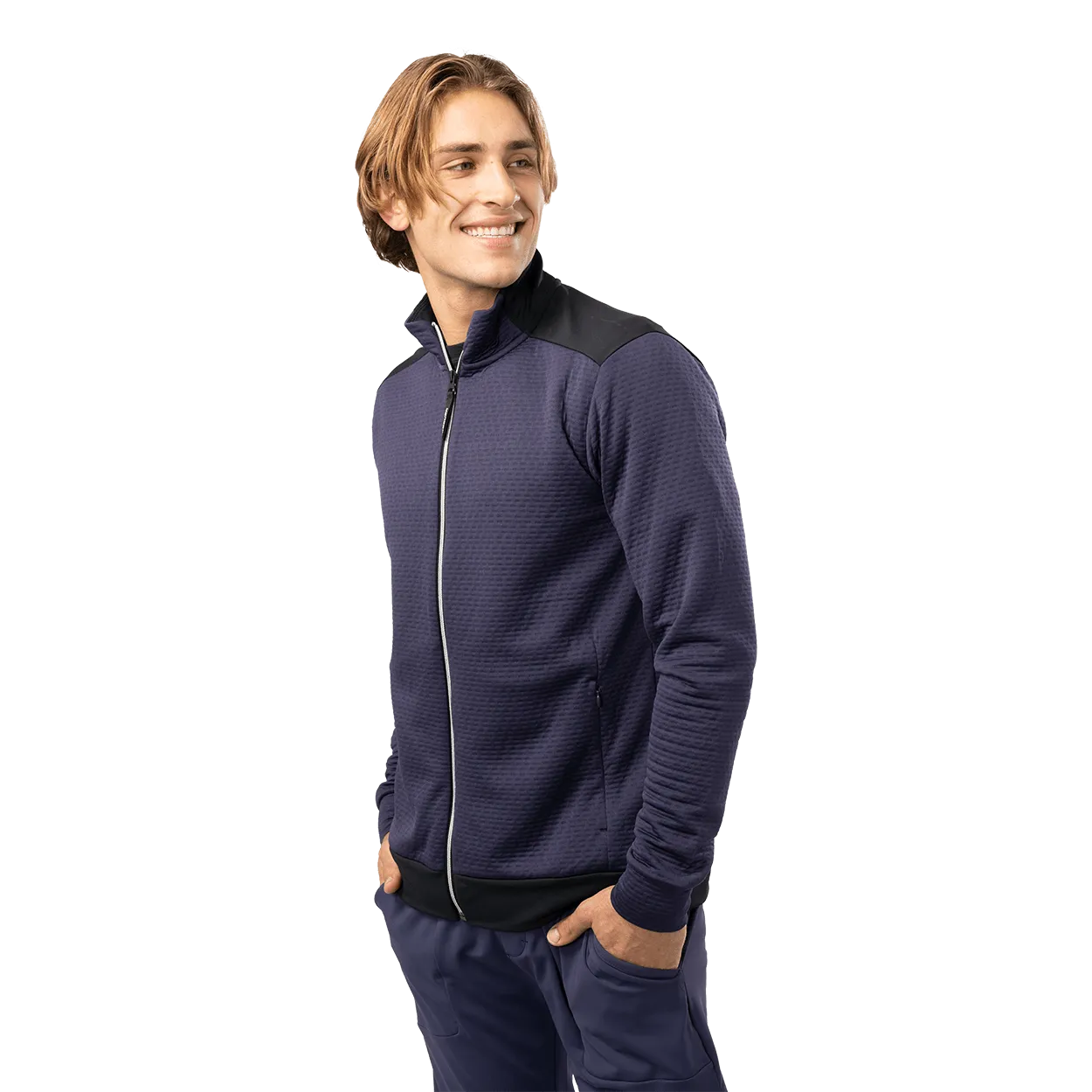 Bauer FLC Textured Full Zip Mens Hoody