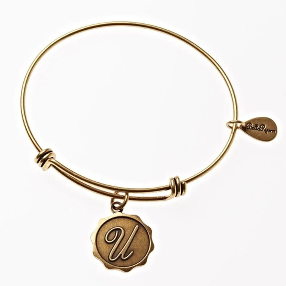 Bella Ryann Bangle Bracelet - Letter U