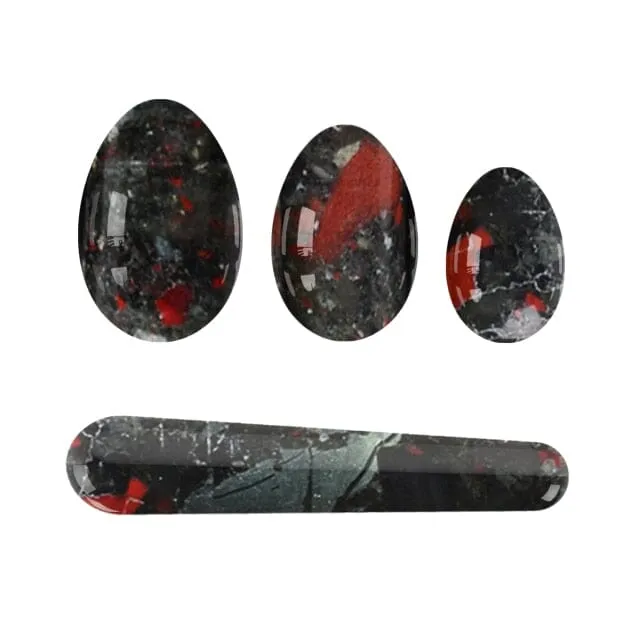 Bloodstone Yoni Egg Wand Set