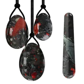 Bloodstone Yoni Egg Wand Set