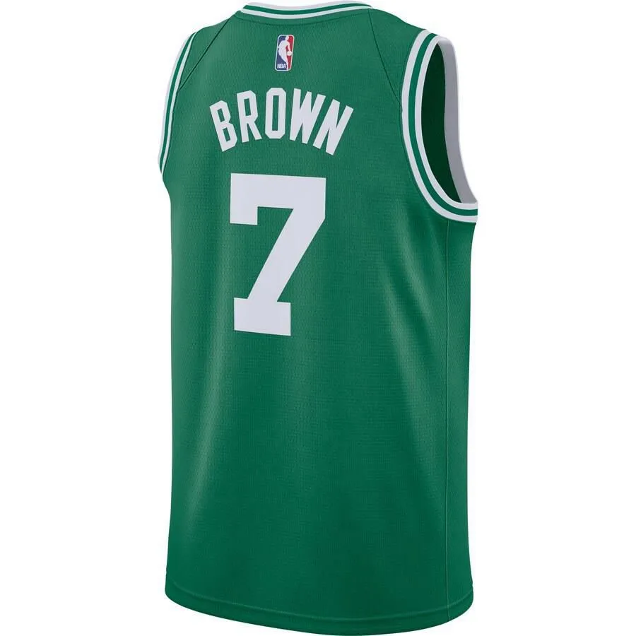 Boston Celtics Jaylen Brown Nike Swingman Icon Jersey Mens - Green | Ireland H3360Y2