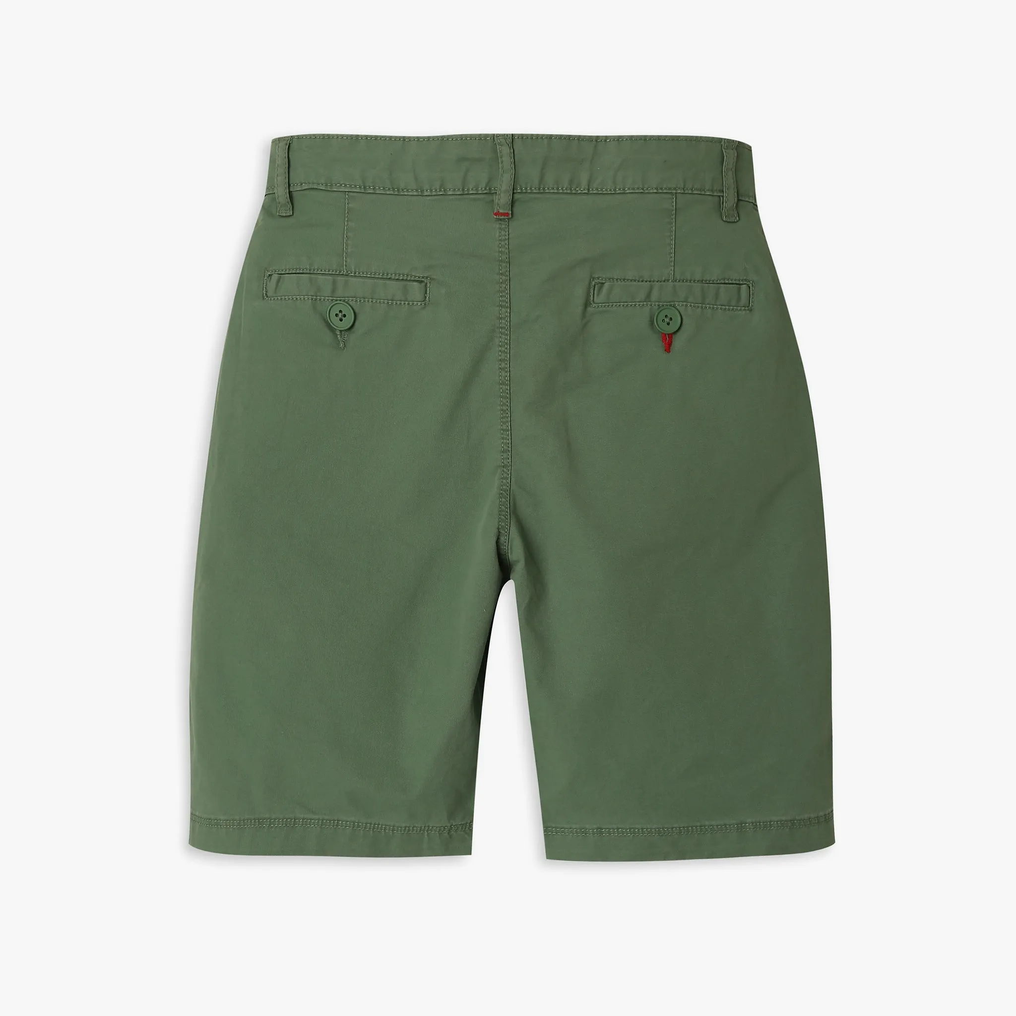 Boy's Regular Fit Solid Mid Rise Shorts