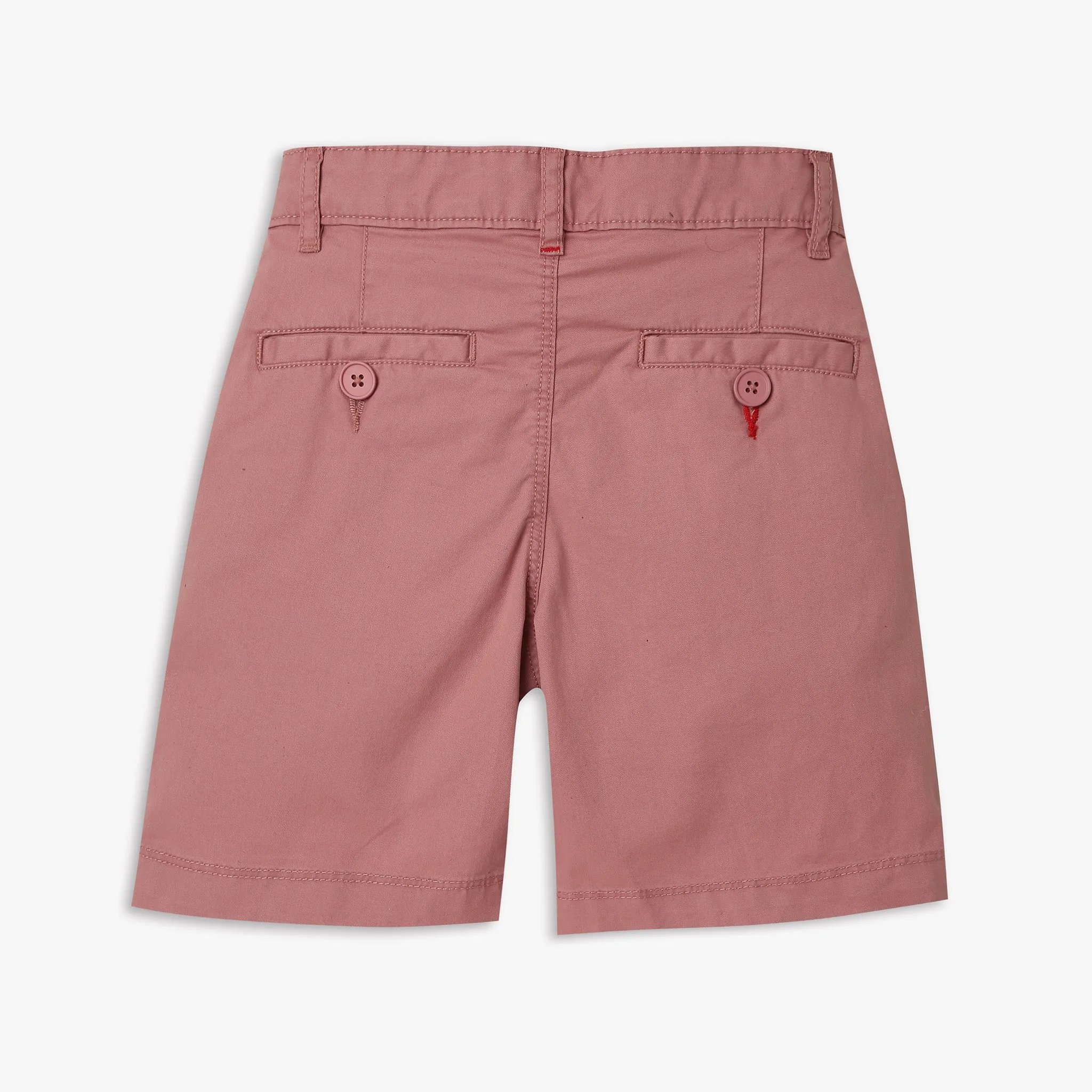 Boy's Regular Fit Solid Mid Rise Shorts