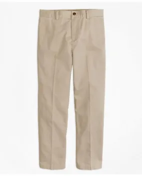 Brooks Brothers Boys Flat-Front Non-Iron Advantage Chino Pants Khaki