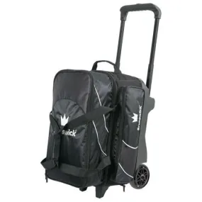 Brunswick Edge Double Roller Black Bowling Bag