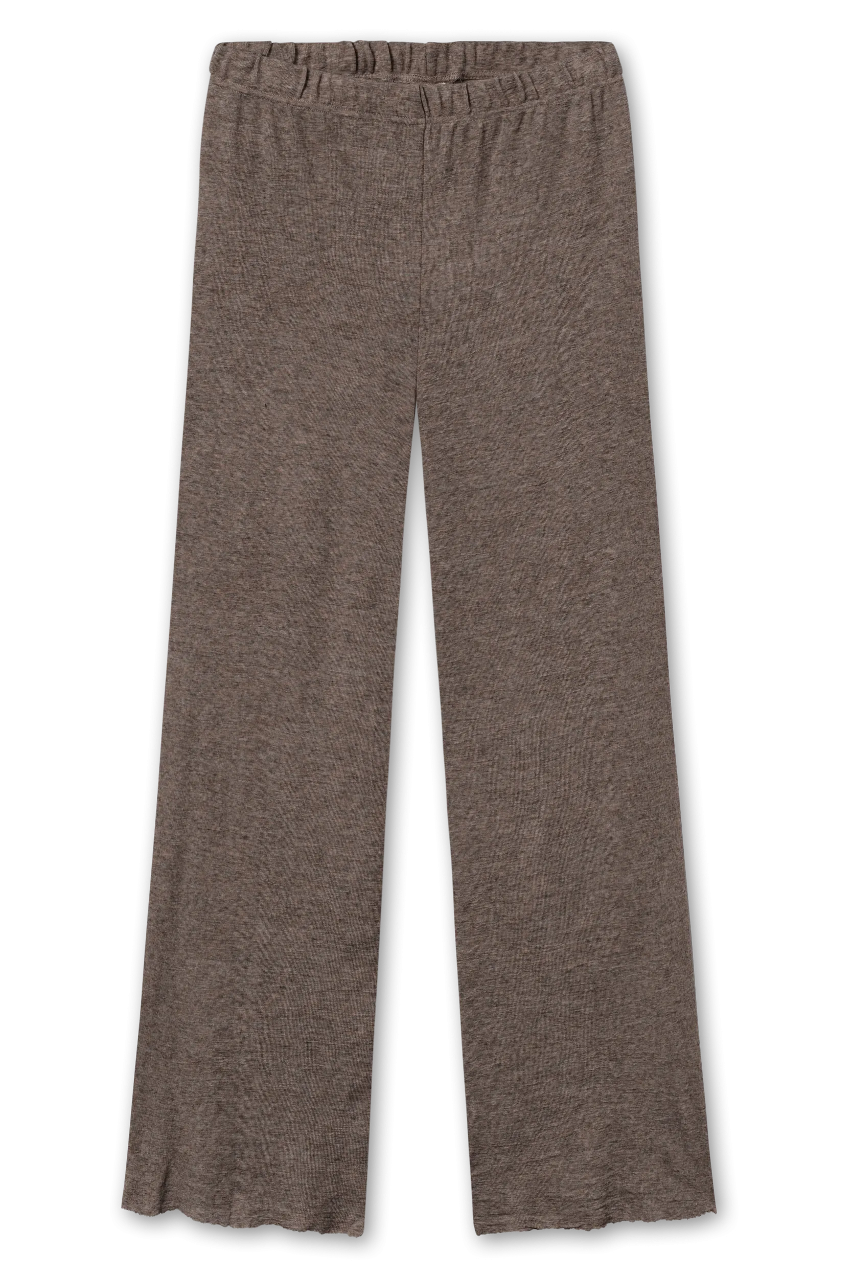 By Basics - Merino Wool Pants Earth Melange