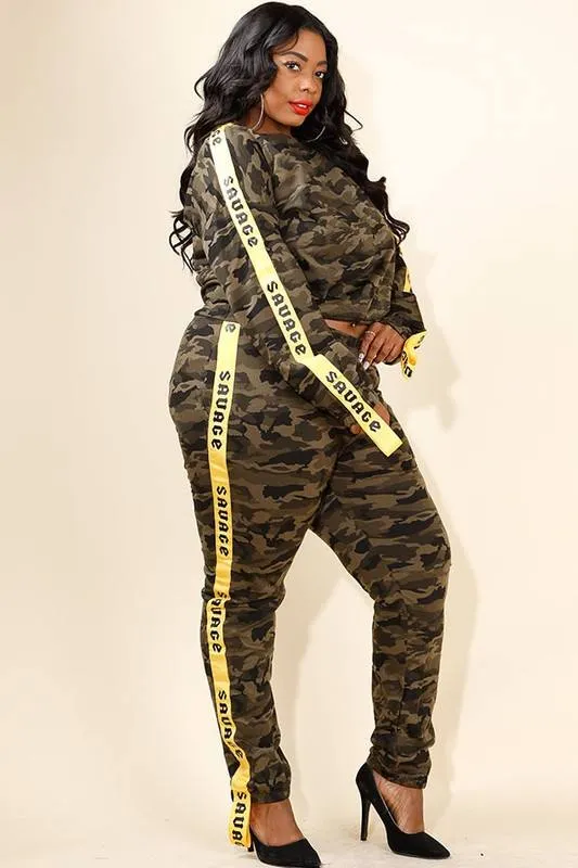 Camo Sweatsuit Set