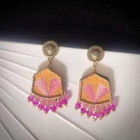 Candy Handpainted Golden (Earrings)