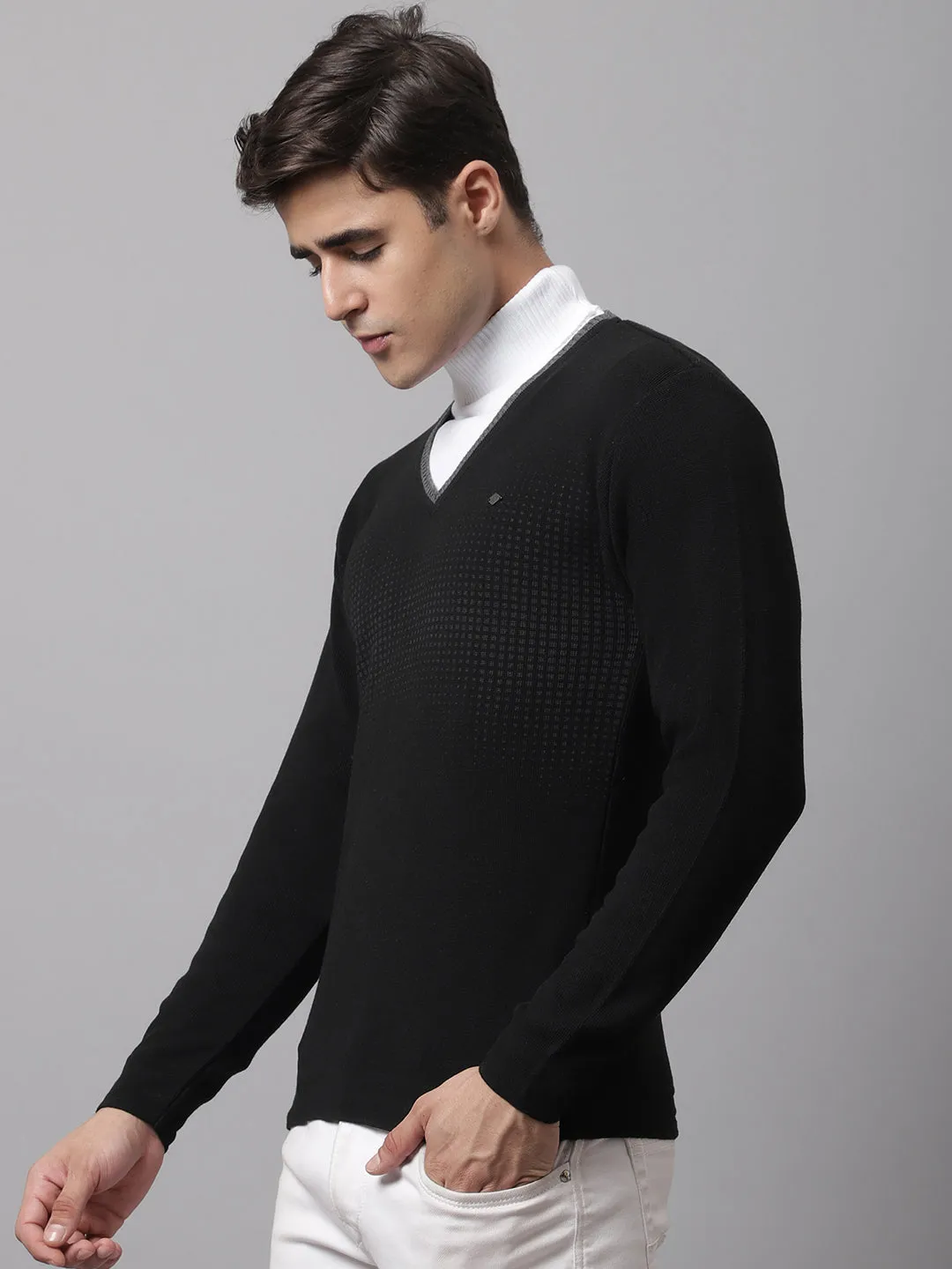 Cantabil  Black Men Sweater