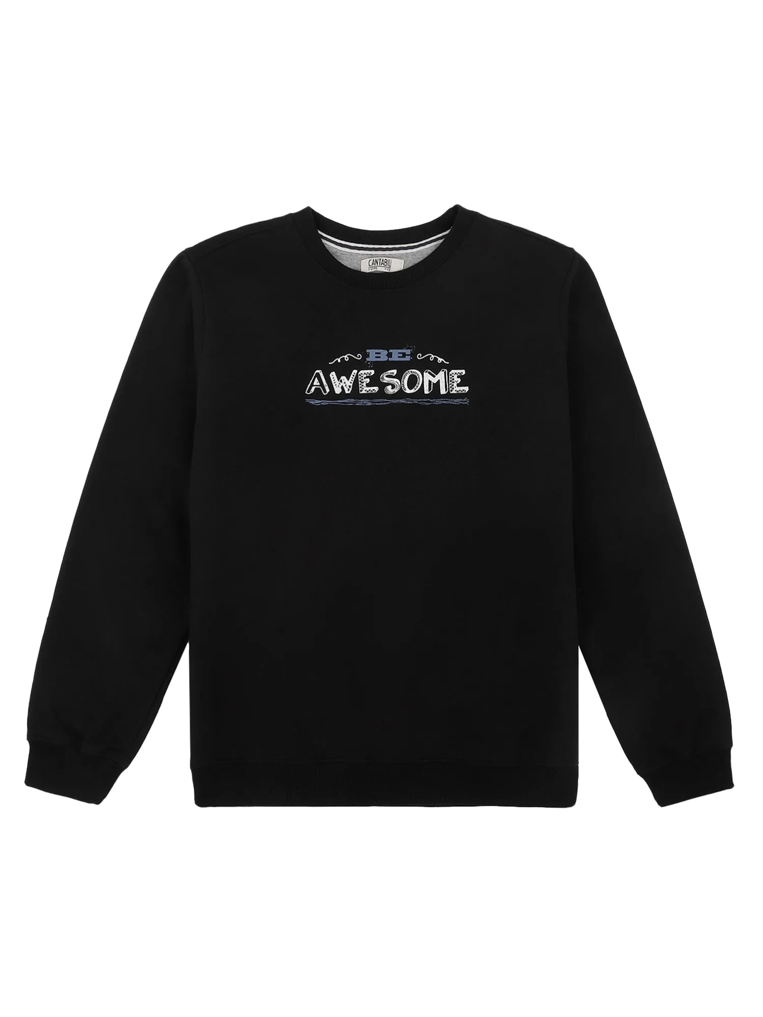 Cantabil Boys Black Sweatshirt