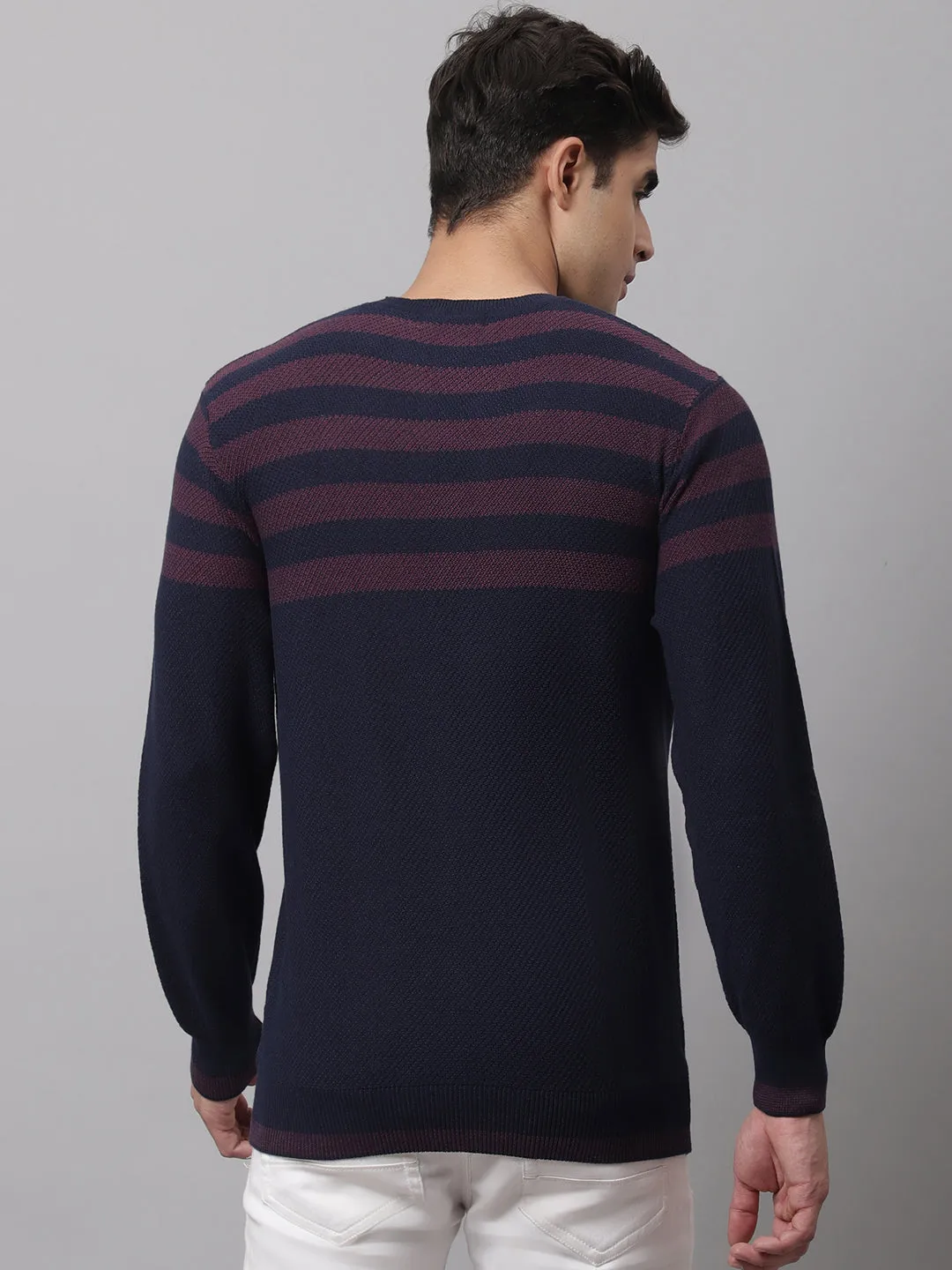 Cantabil  Navy Men Sweater