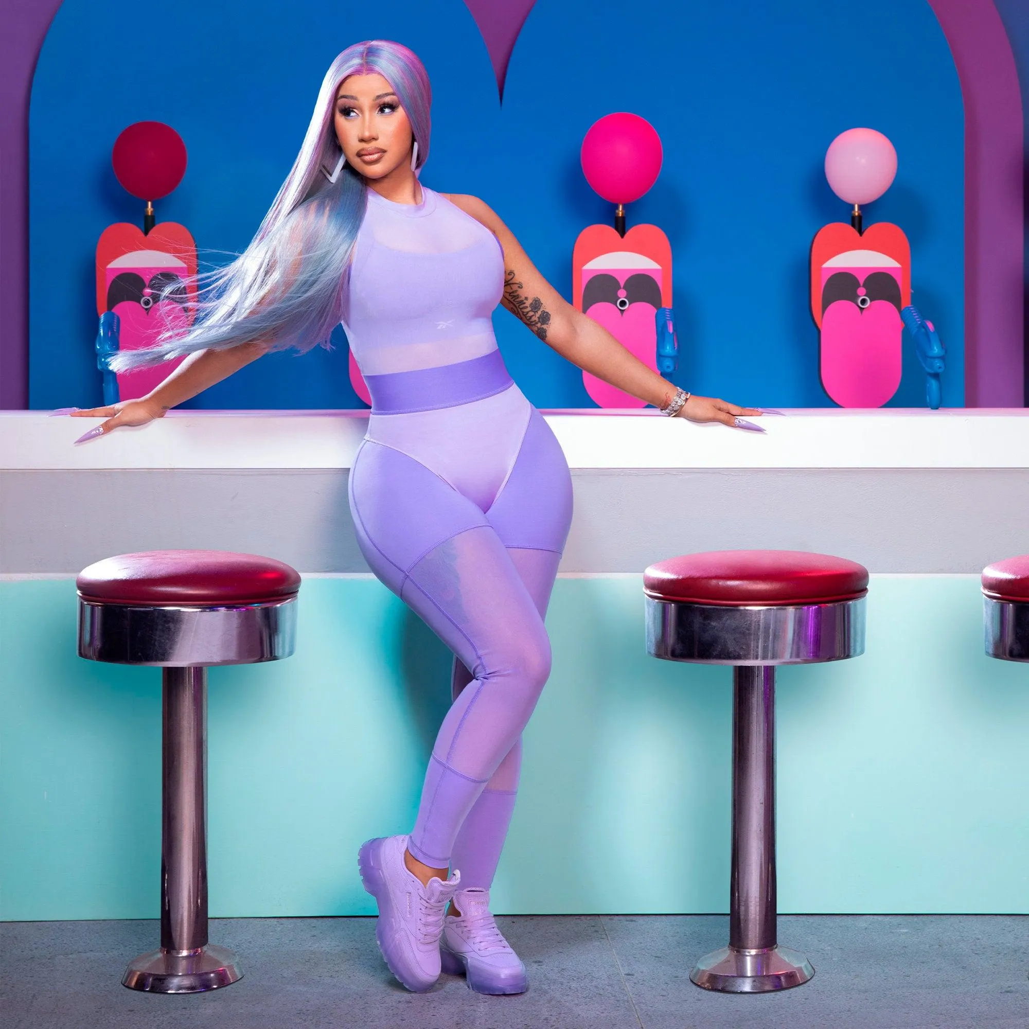   Cardi B Club C 'Crisp Purple'