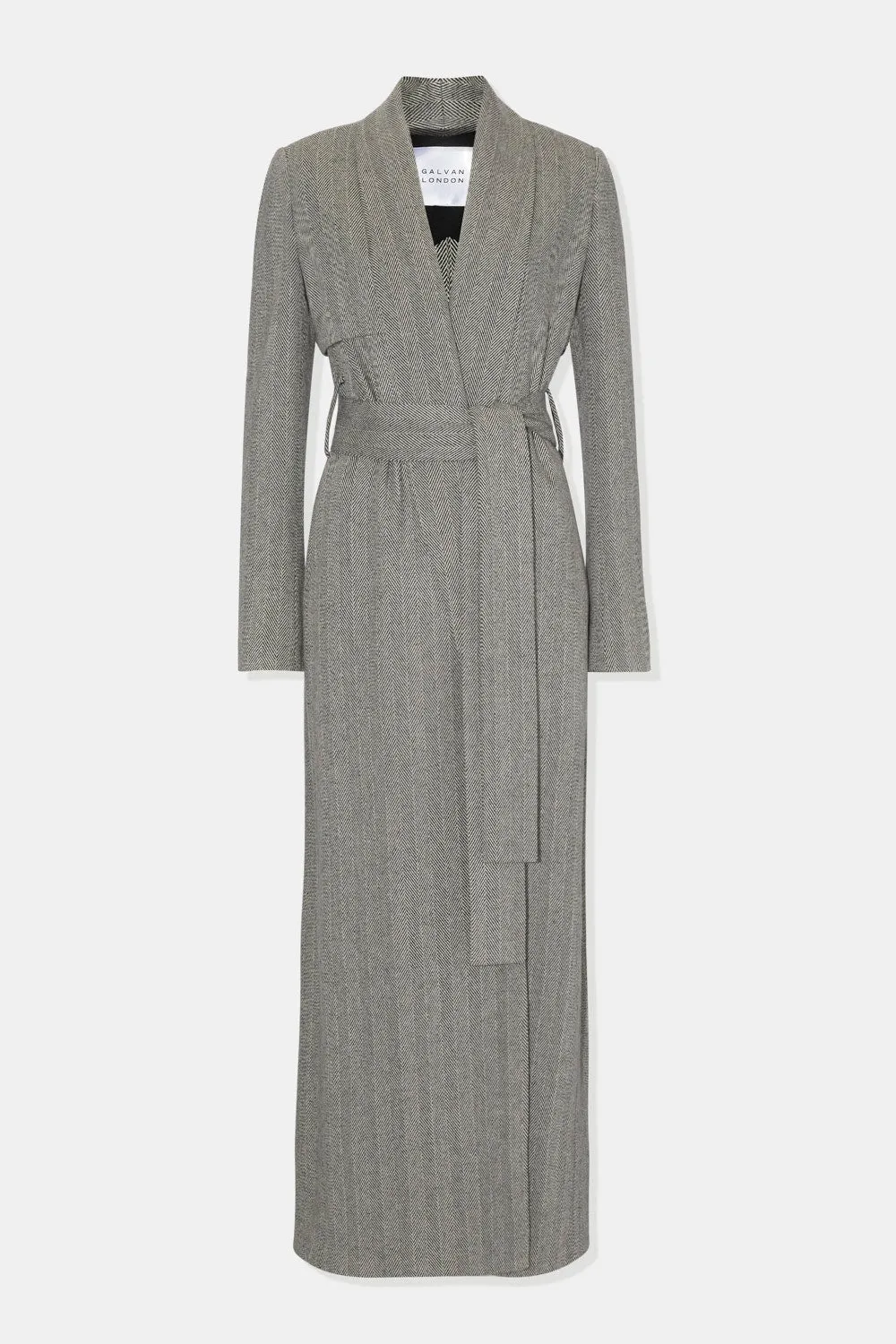 Cashmere Trench Coat - Herringbone