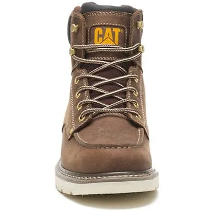 CAT Men's Calibrate Soft Toe Slip Resistant Work Boot -Khaki- P51074