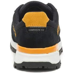 CAT Women's Venward CT Slip Resist Work Shoe -Black/Cat Yellow- P91605