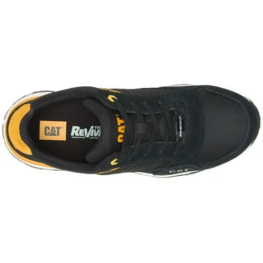 CAT Women's Venward CT Slip Resist Work Shoe -Black/Cat Yellow- P91605