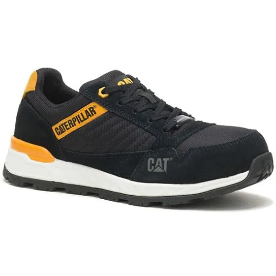 CAT Women's Venward CT Slip Resist Work Shoe -Black/Cat Yellow- P91605