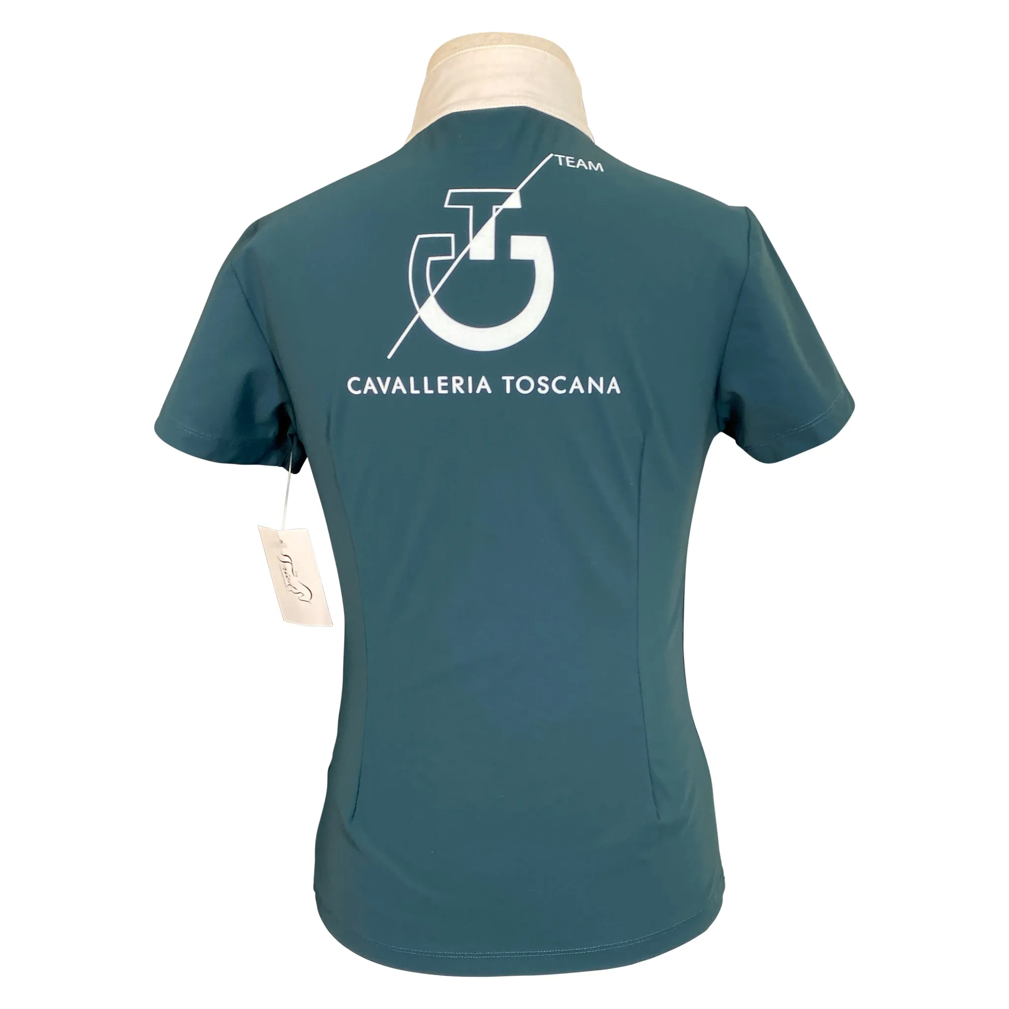 Cavalleria Toscana Competition Polo in Teal - Children's 12