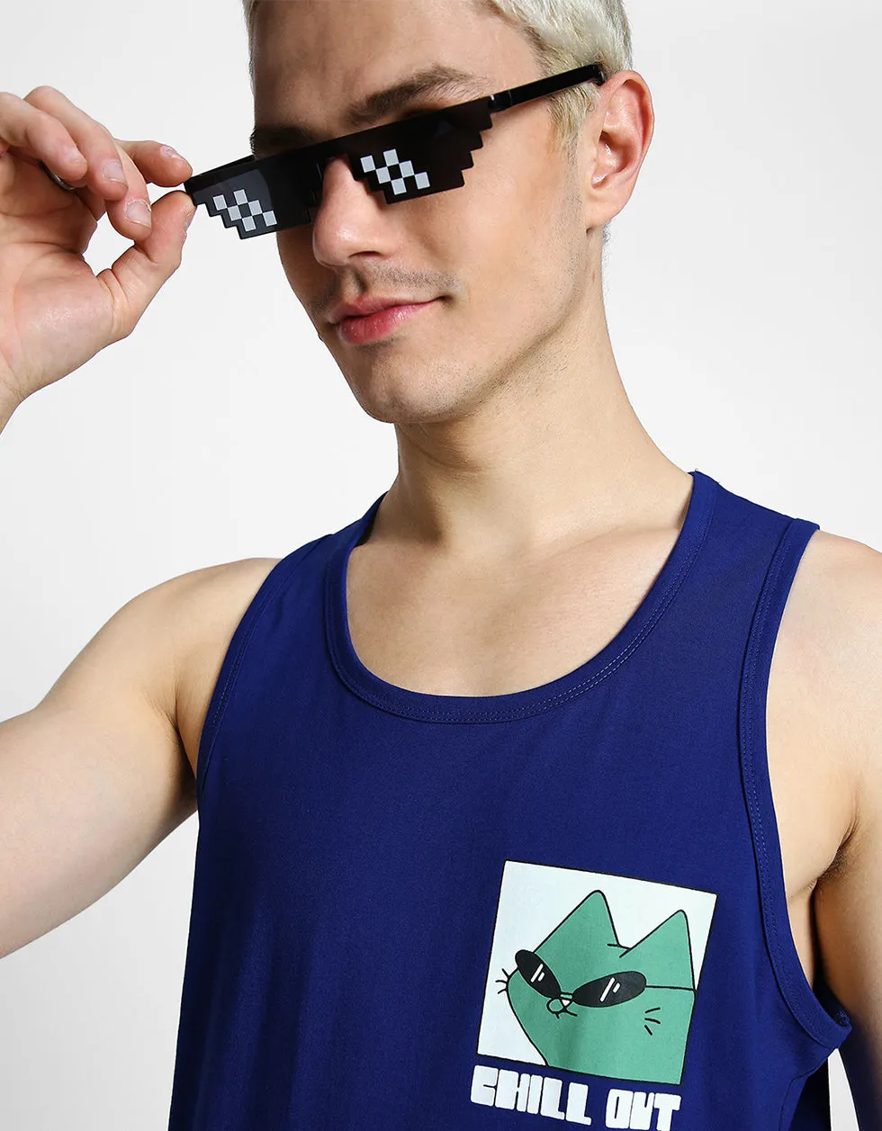 Chillout Blue Gym  Vest